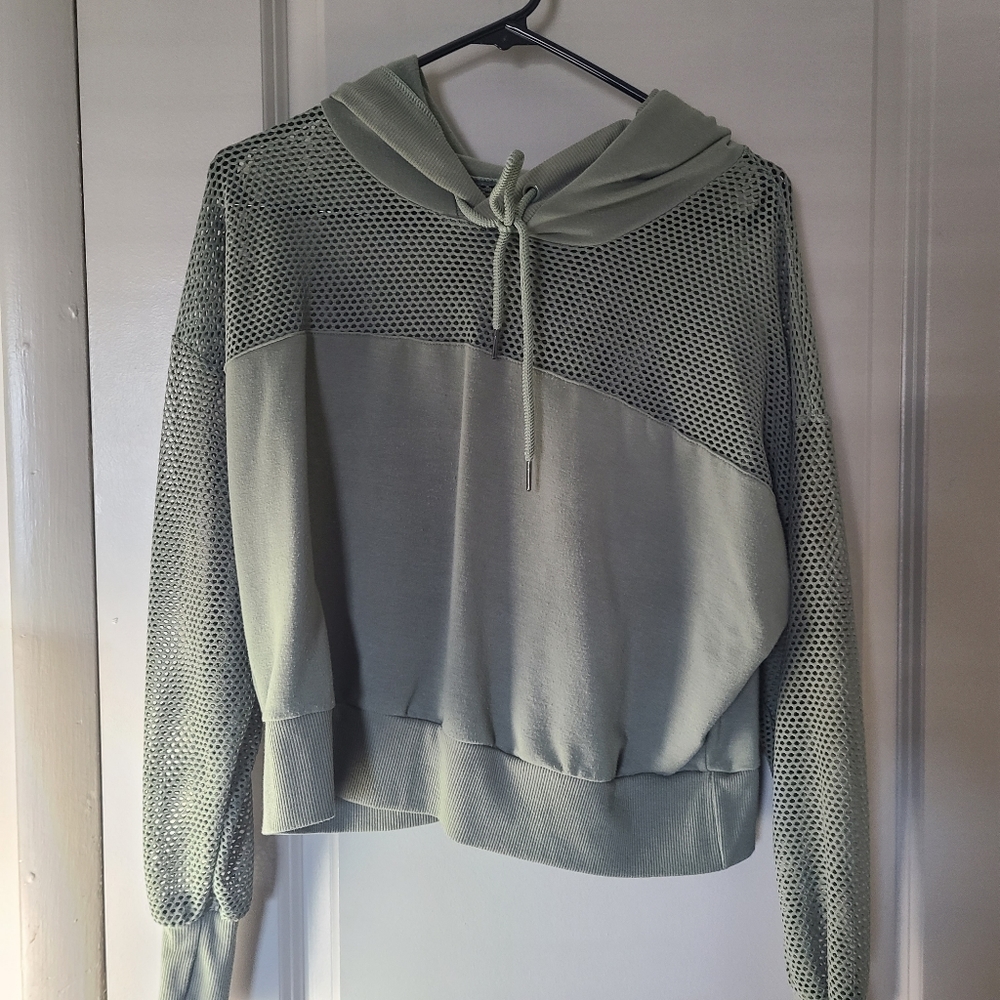 Meshed hoodie